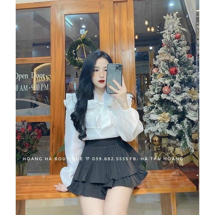 ÁO SƠ MI TƠ CỔ BÈO