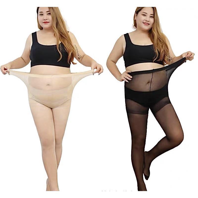Quần Tất Bigsize tàng hình Cao Cấp, siêu co giãn, siêu dai, siêu mỏng, siêm mềm mịn CHỐNG XƯỚC Cho Người 60-100kg Umi Đen