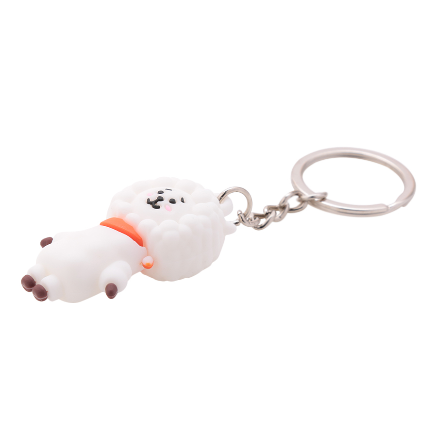 Móc Khóa Nhựa Hình Nhân Vật BTS BT21 - Thỏ Cooky