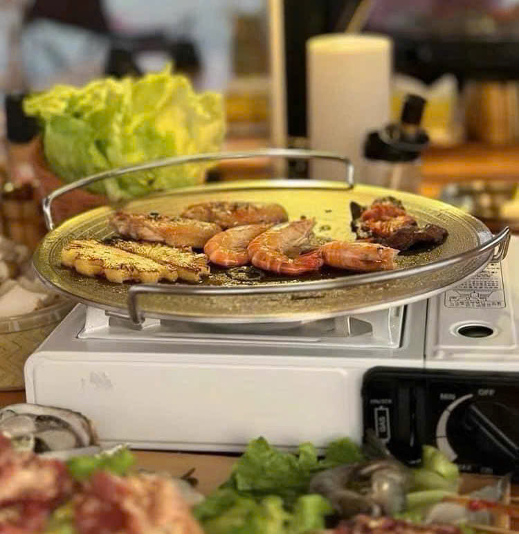 Chảo nướng inox 3 lớp Fivestar Blackcube 34cm