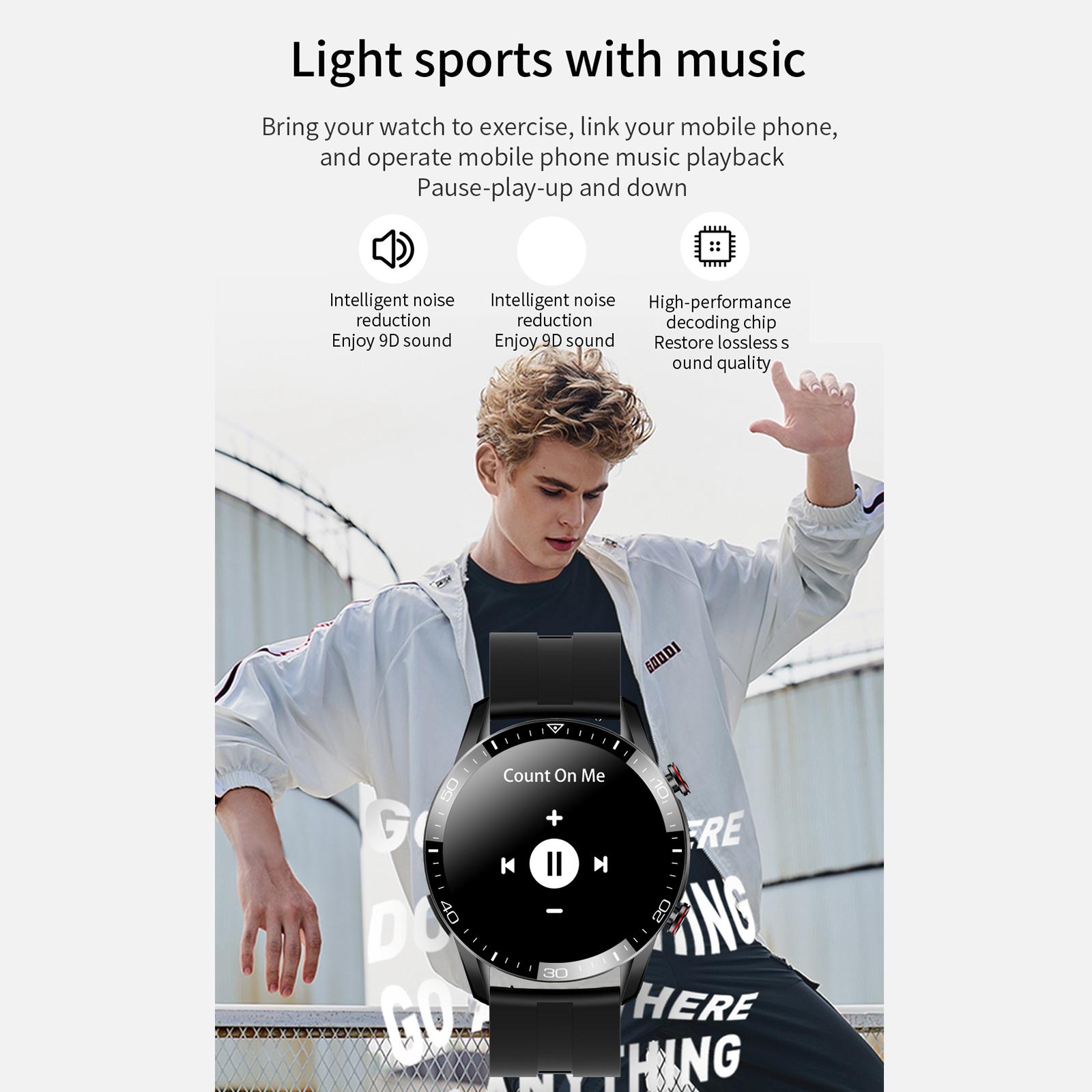 1.3" Bluetooth Smart Watch TK28 Blood Pressure Monitor IP68 Waterproof Sports Fitness Tracker for IOS/Android