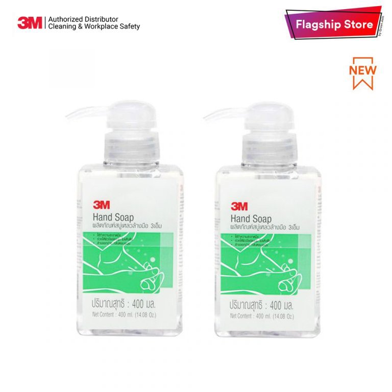 Combo 2 Nước Rửa Tay Diệt Khuẩn 3M Hand Soap 400ml