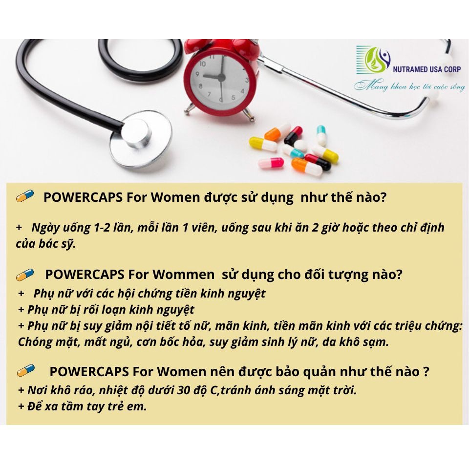 Combo Tăng cường sinh lý nam nữ Powercaps formen và Powercaps For Women - Nhà máy liên doanh với Medinej - USA và đạt chuẩn GMP - WHO