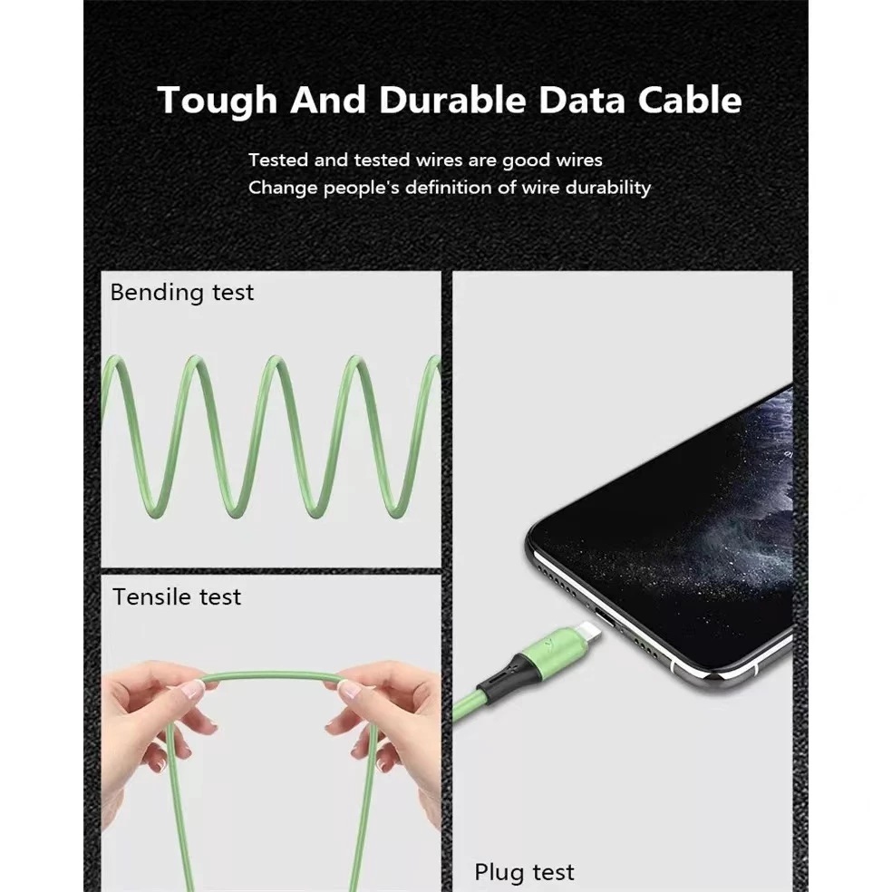 Cáp USB 3 đầu trong 1 Bộ sạc nhanh cho Android Type C micro usb lightning ios - miếng lót chuột