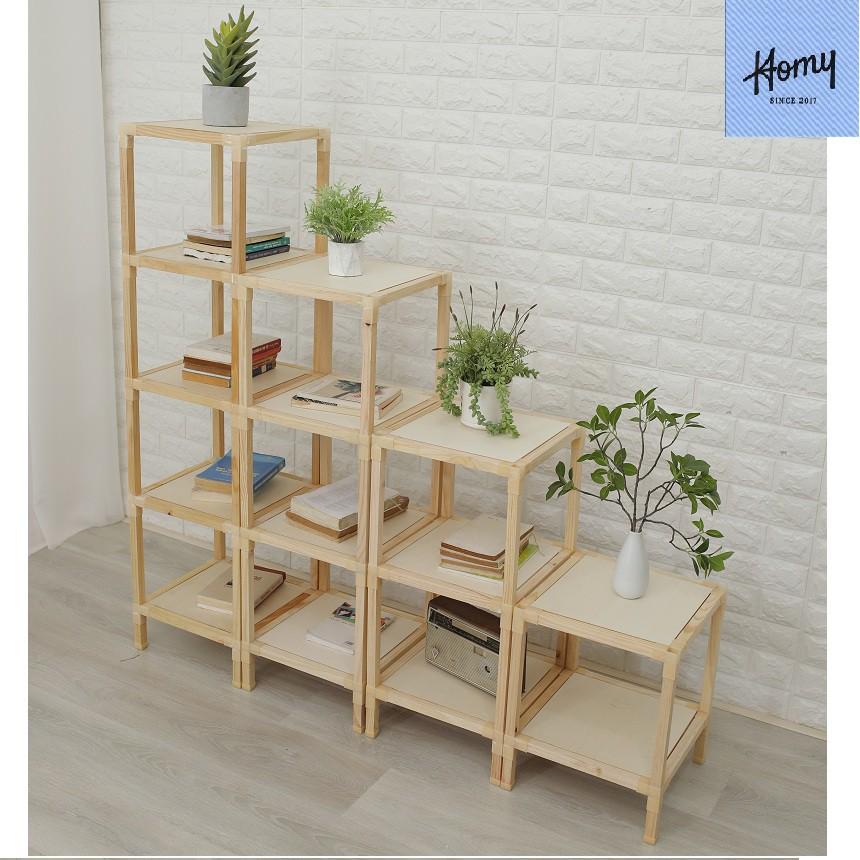 Kệ gỗ 3 tầng mini nhỏ gọn