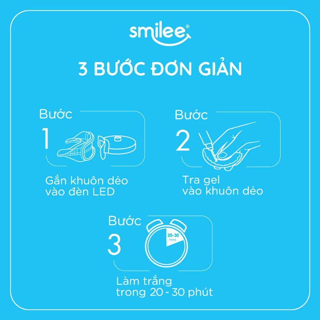 Bộ 2 ống GEL bô sung cho máy làm trắng răng Smilee an toàn tại nhà