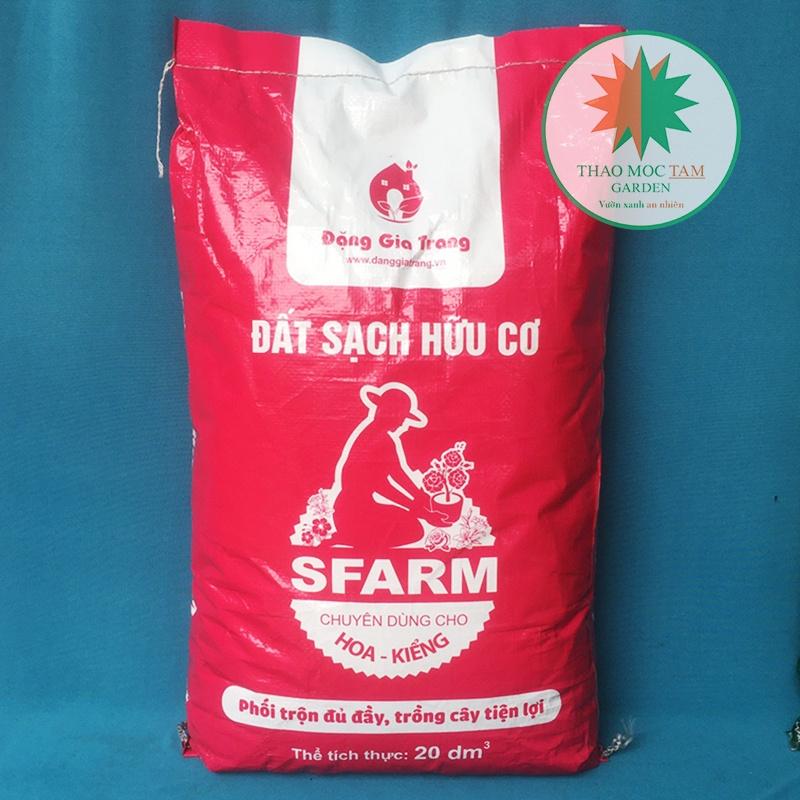 Đất Sạch Hữu Cơ Trồng Hoa, Cây Kiểng SFARM Bao 20dm3 – Dinh dưỡng đủ đầy trồng cây tiện lợi