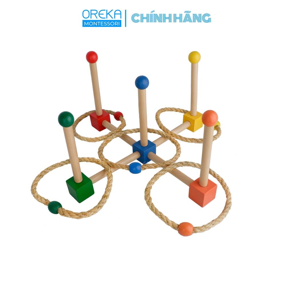 Đồ chơi trẻ em Oreka Montessori Ném vòng - 0391100