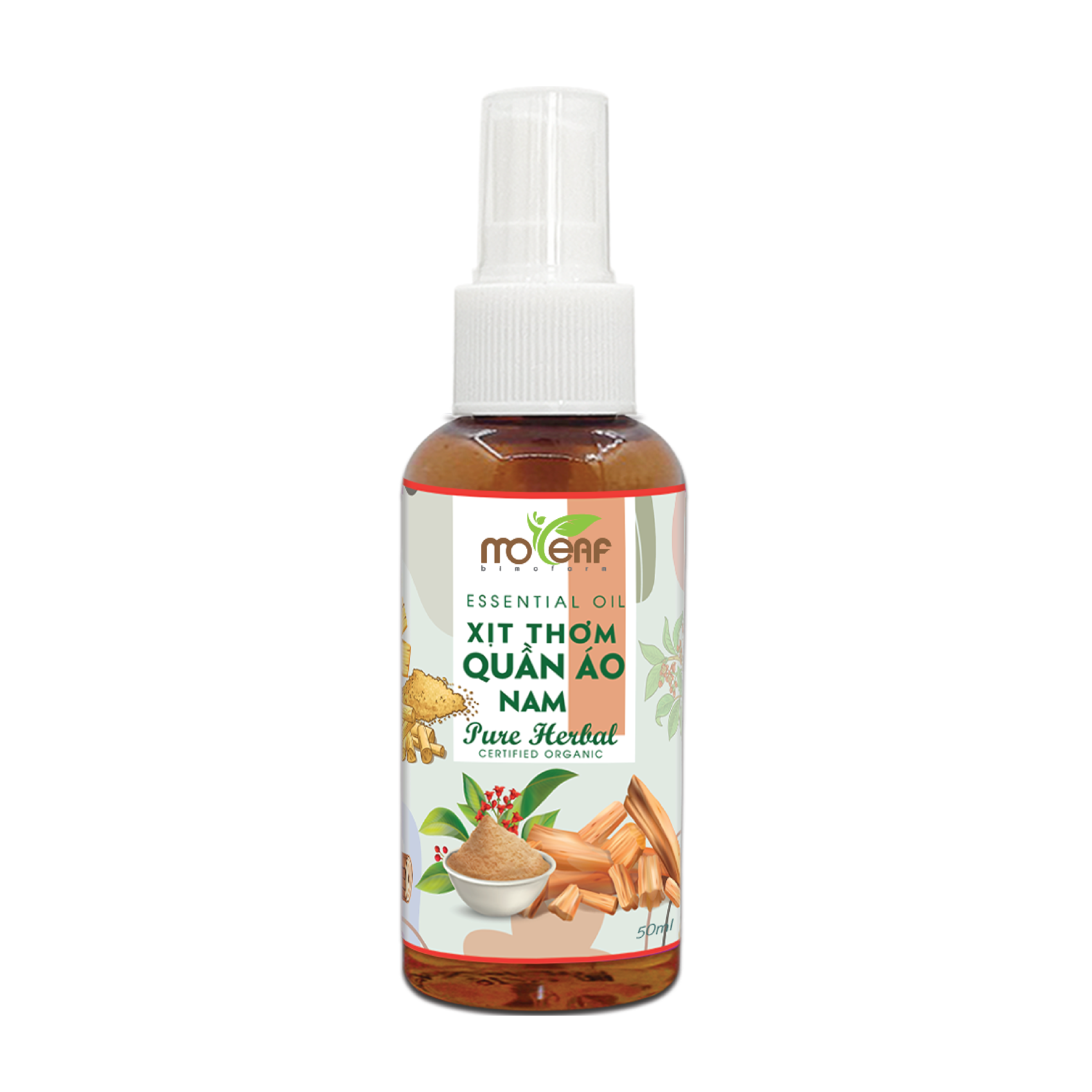 Xịt Thơm Quần Áo NAM Moleaf giúp làm phẳng quần áo, khử mùi ẩm mốc, tạo hương thơm dịu nhẹ