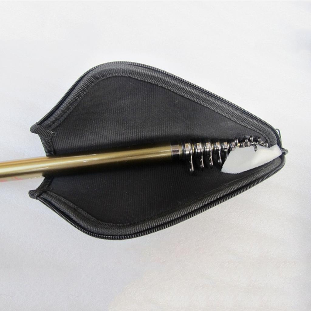 Fishing Rod Tip Protector Zipper Closure Rod Tip Top Cover Fishing Equipment