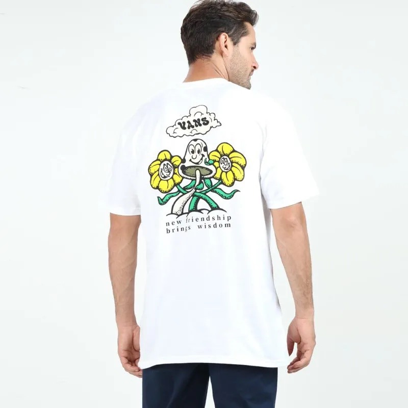 Áo Thun Trắng Vans Fun Guy - VN0A7PHDWHT