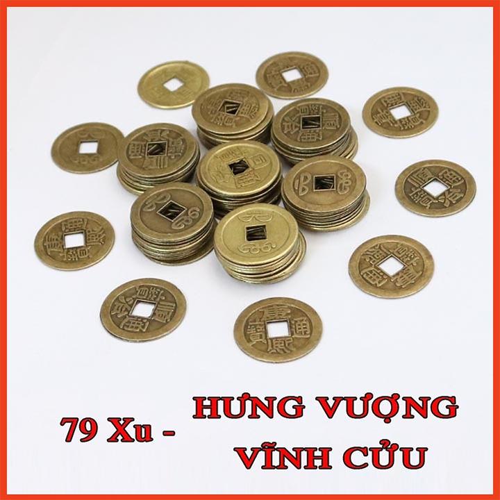 Đồng xu Ngũ Đế chiêu tài lộc