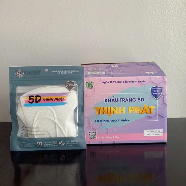[Combo 100 Cái] Khẩu Trang 5D Cao Cấp 3 Lớp Kháng Khuẩn, An Toàn Và Tiện Lợi - HÀNG CHÍNH HÃNG MINIIN