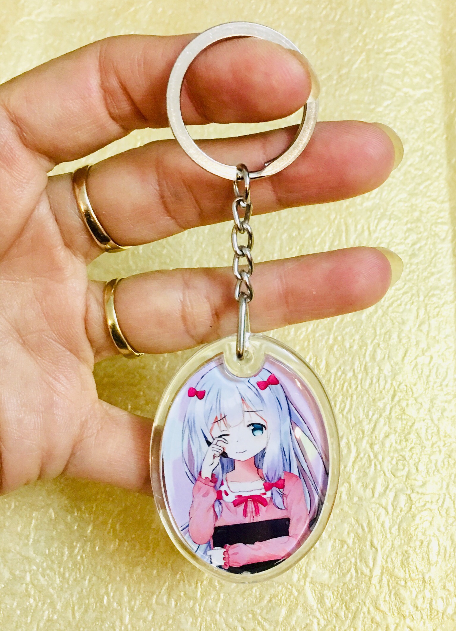 Móc khoá trong anime manga set 2 móc  - Fairy Tail nhóm  và natsu  mẫu ngẫu nhiên