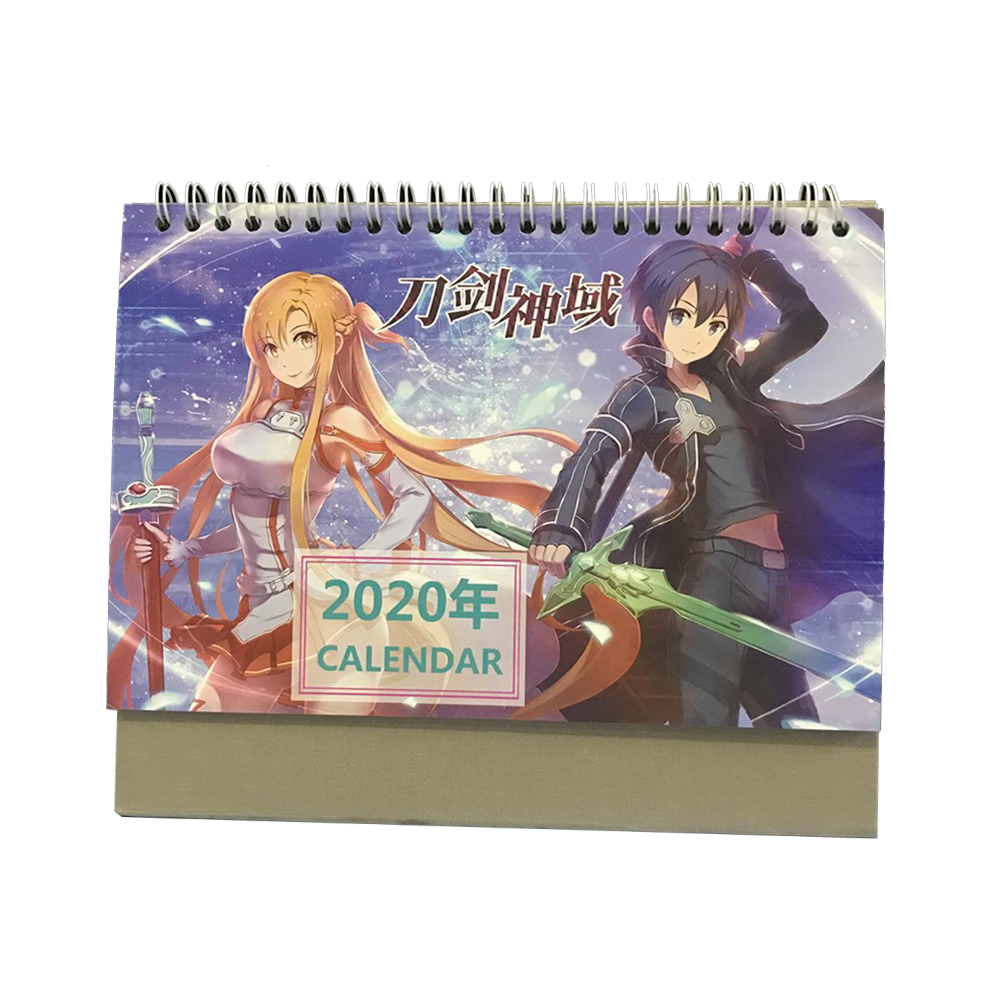 (Lịch 2020) Lịch để bàn hình Anime SAO - Sword Art Online - Đao Kiếm Thần Vực