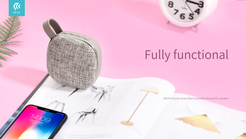Loa không dây bluetooth Devia Cinya Portable - Loa to - hàng chính hãng