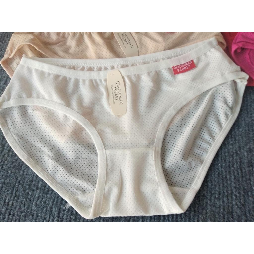Combo 10 Quần lót nữ thun lạnh thông hơi