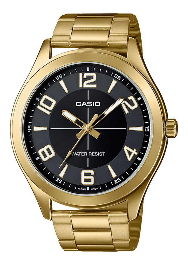 Đồng Hồ Nam Dây Thép Casio MTP-VX01G-1BUDF (45mm) - Vàng