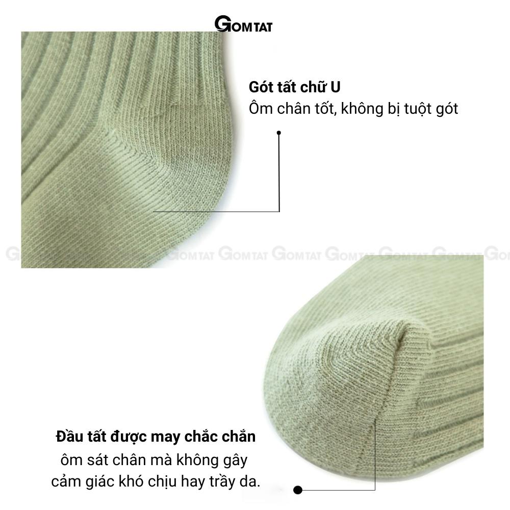 Set 5 đôi tất trẻ em cao cấp dễ thương nhiều màu, vớ trẻ em chất liệu cotton thoáng mát êm chân -TREEM-VIP-BASIC-CB5-006