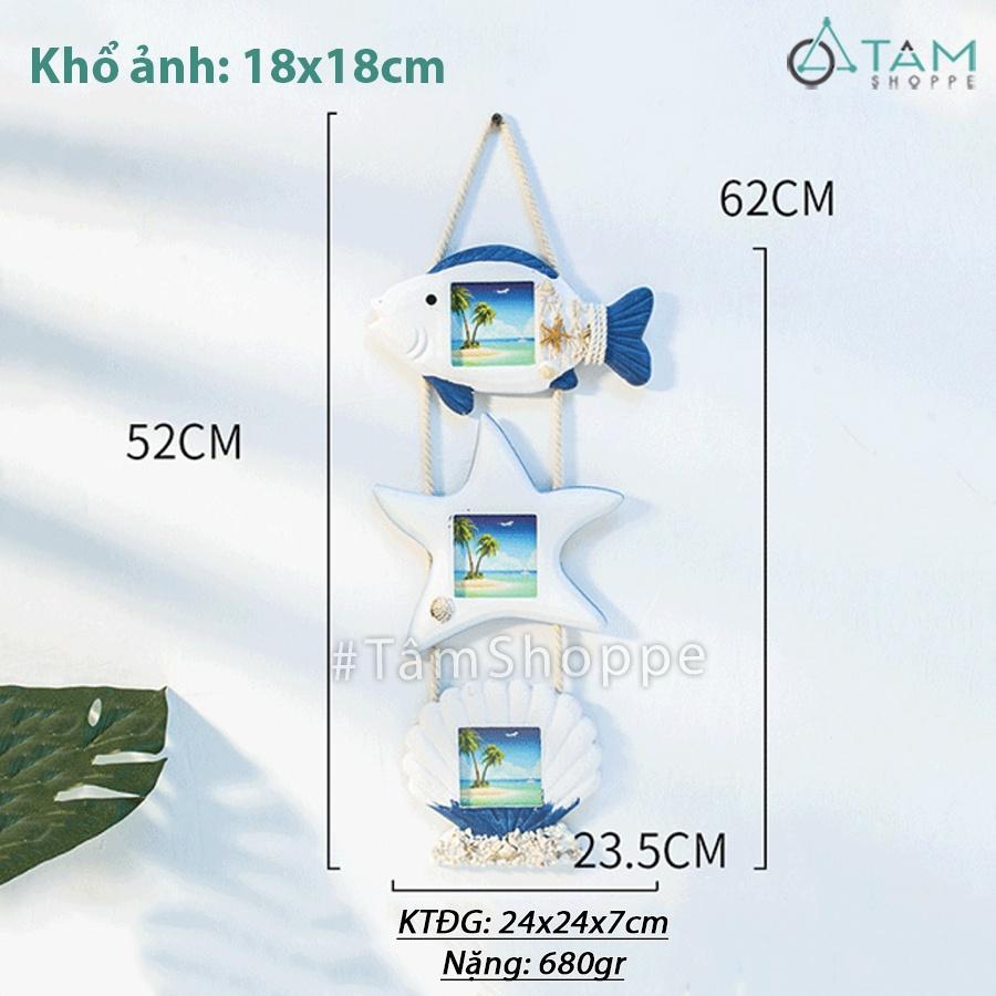 Bộ 3 khung ảnh treo tường phong cách biển KA-PCB-05