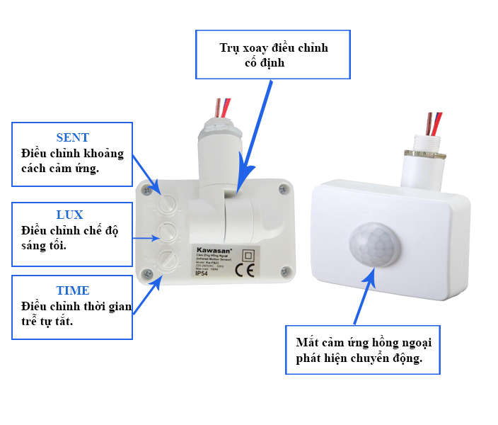 CẢM ÚNG CHUYỂN ĐỘNG KAWASAN - FS23 ( HÀNG CHÍNH HÃNG )