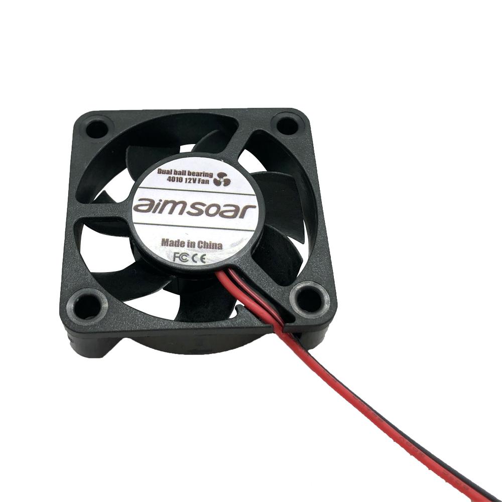 Quạt 4010 12V 24V ender 3 quạt 40mm 2 pin Oil quạt kép mang bộ làm mát quạt làm mát 3D Máy in phần 4010 40*40*10 mm