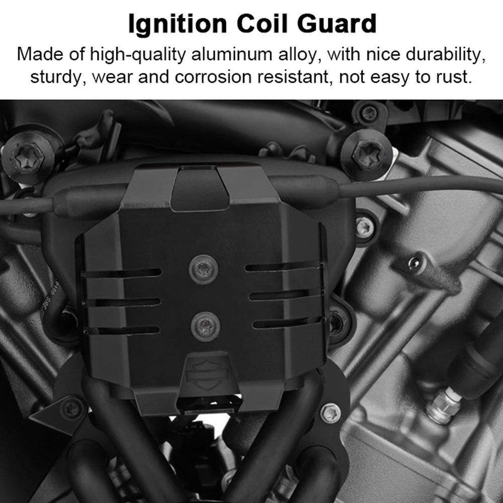 Motorcycle Ignition Coil Guard Protective Cover Aluminum Alloy Modified Accessories Replacement for PA1250 Pan America 1250