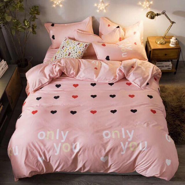 BỘ CHĂN GA VÀ VỎ GỐI POLY COTTON