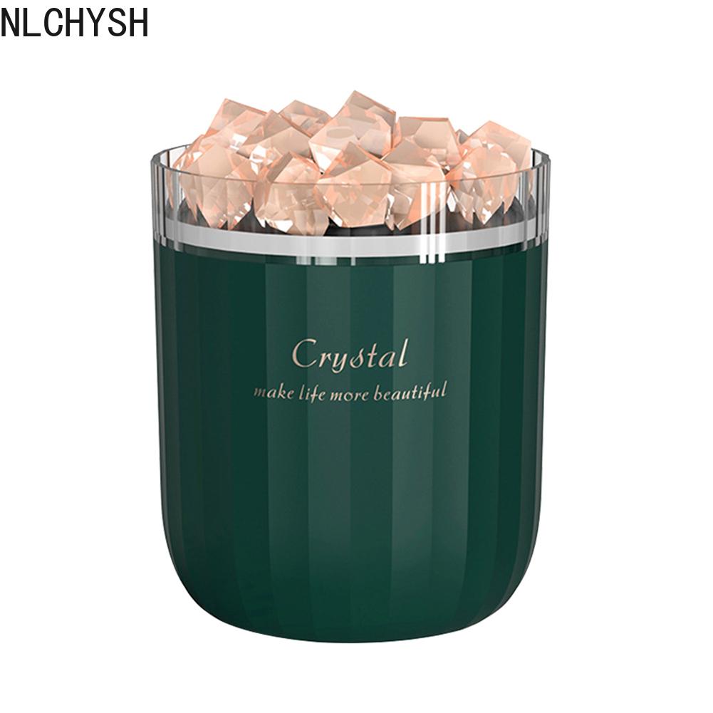 Di Động Pha Lê Aromatheraphy Máy Tạo Độ Ẩm Không Dây Tinh Máy Khuếch Tán Tinh Dầu LED Muối Himalaya Thoáng Mát Sương Máy Phun Sương Tạo Độ Ẩm