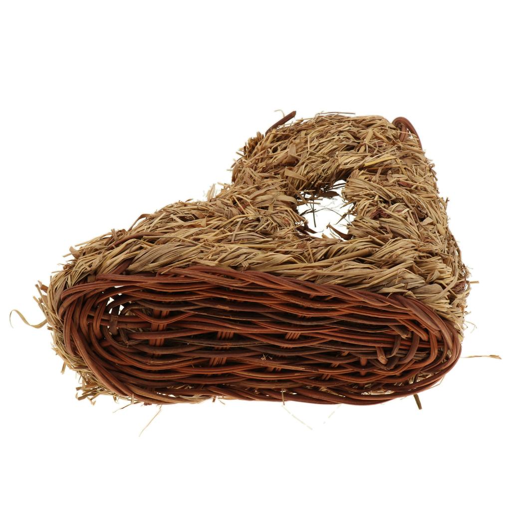 Pet Hamster Straw Nest House Squirrel Straw Sandals Hut Cage Accessories