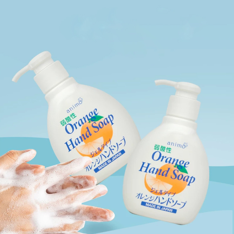 Nước rửa tay kháng khuẩn hương Cam Animo Orange Hand Soad Nhật Bản 200ml