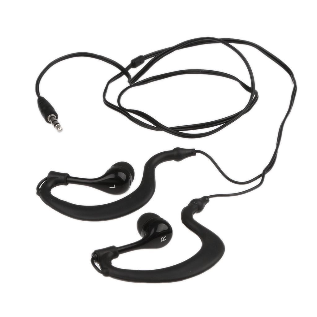 7-8pack 3.5mm Earhook Sport Waterproof Earphone Headphone for iPod MP3 Player
