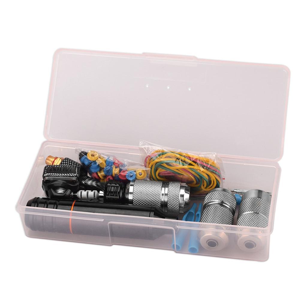 Plastic Tattoo Machine Pen Gun Holder Box Storage Display Container Case Pink