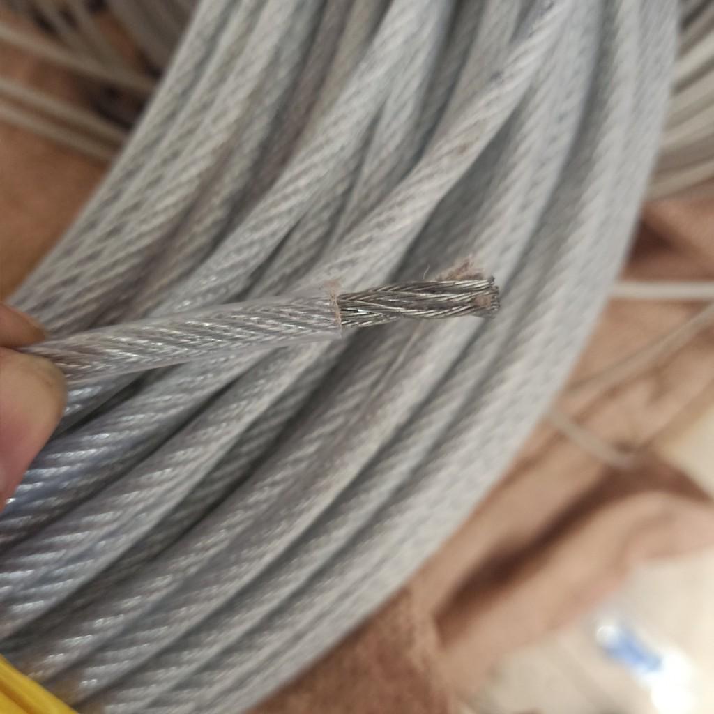 Cáp bọc nhựa bán lẻ theo mét cáp thép giá sỉ