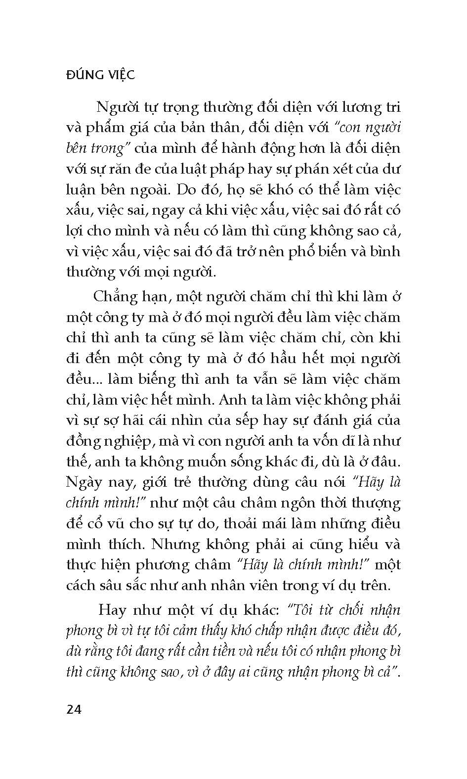 Đúng Việc - Một Góc Nhìn Về Câu Chuyện Khai Minh (Tái bản lần thứ 12) - Bìa cứng (Bản in năm 2023)