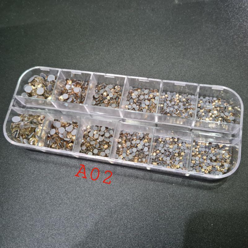 Khay đá chân lưới 1440 viên mix size Thiên Di Nail