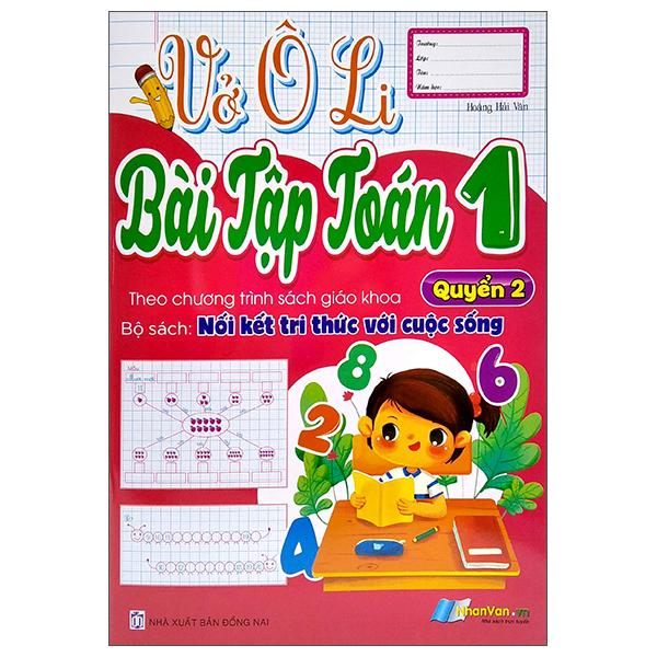 Vở Ô Li Bài Tập Toán 1 - Quyển 2