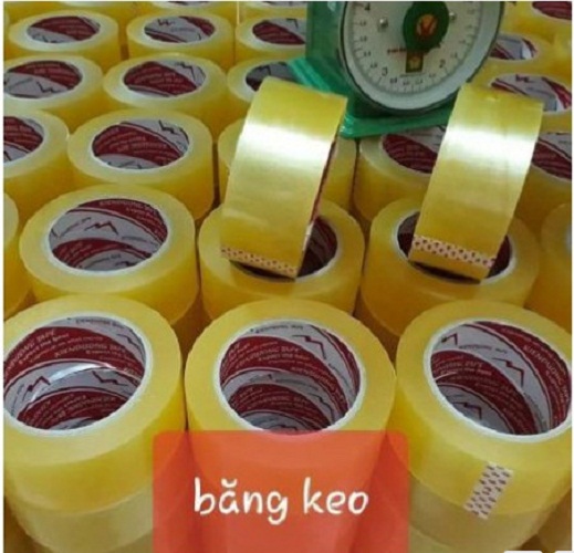 Băng Keo Trong Siêu Dính Combo 6 cuộn 100 Yard trọng lượng 1kg