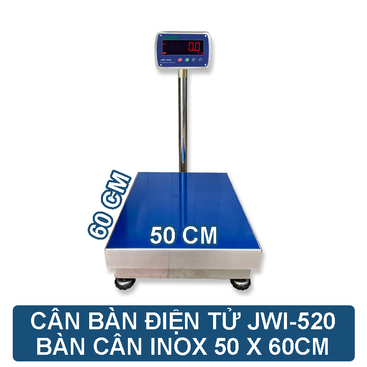 Cân Điện Tử Chống Nước - Mặt Bàn Cân Inox 500x600MM