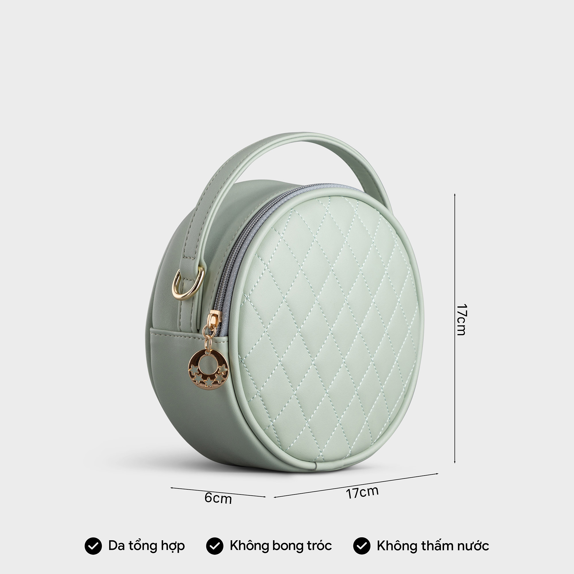Túi Yuumy ( Thời trang nữ đi dạo phố size 17 - Túi đeo chéo da Seasand YN129 )