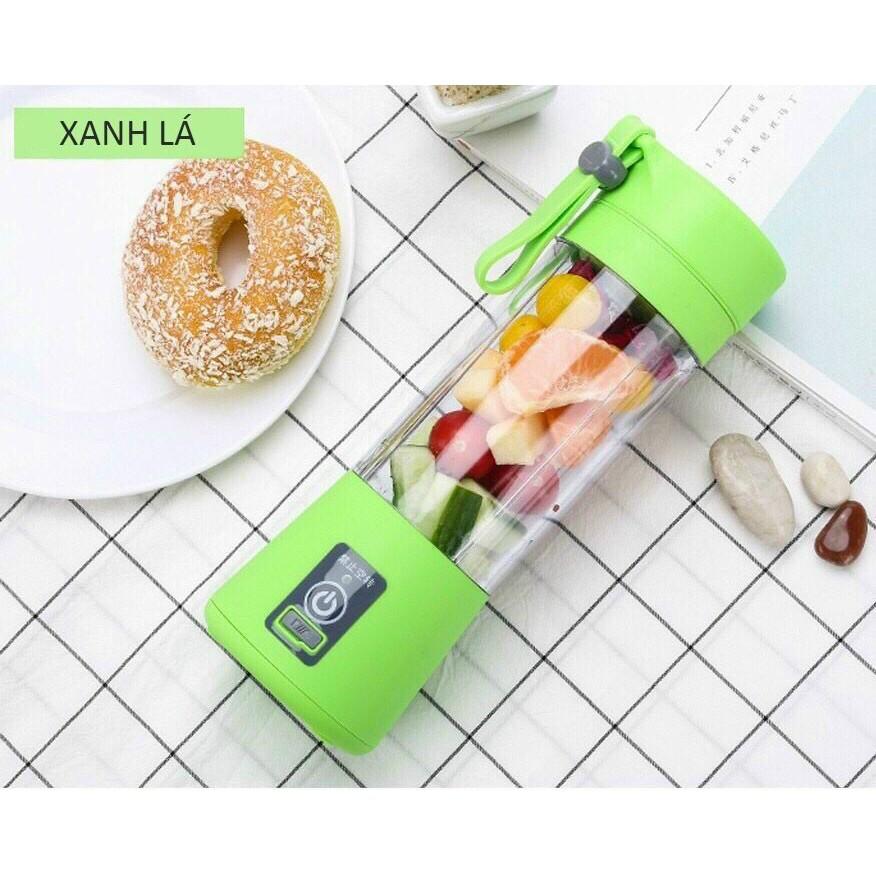 MÁY XAY SINH TỐ TÍCH ĐIỆN CẦM TAY JUICE CUP 6 LƯỠI
