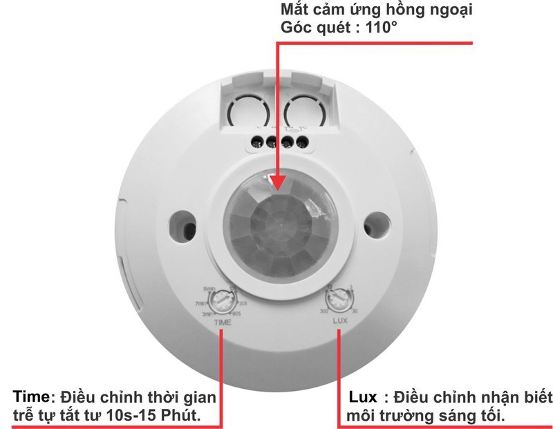 Công tắc cảm ứng hồng ngoại nổi trần Zanka Zk702