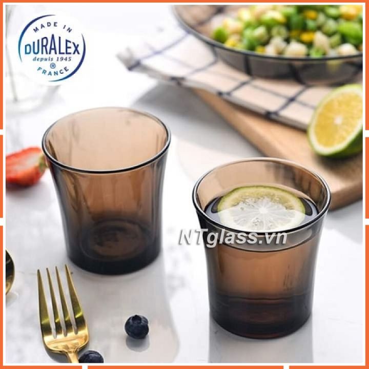Ly Thủy tinh cường lực nâu khói Creole 210ml- D1011C
