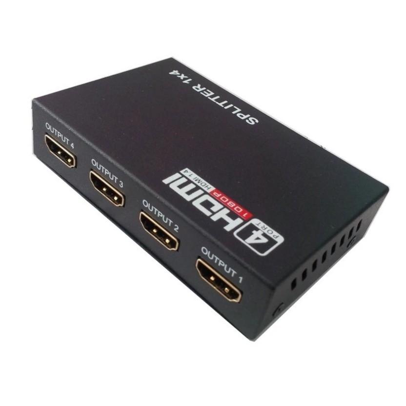 Bộ chia HDMI 1 ra 4 SPLITTER 1 TO 4 màn hình(Đen)