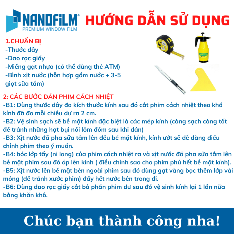 phim dán kính cách nhiệt, chống nóng, chống chói tức thì