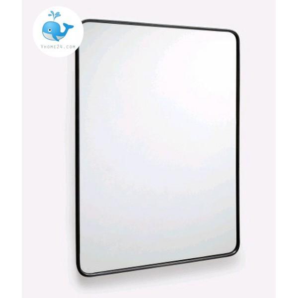 GƯƠNG TRANG TRÍ DECOR CHỮ NHẬT BO GÓC VIỀN KIM LOẠI GTR098N