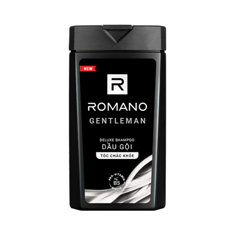 Dầu gội cao cấp Romano Gentleman lịch lãm nam tính tóc chắc khỏe 180gr