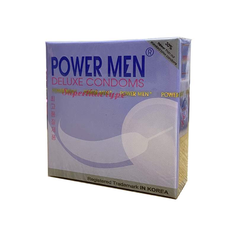 BCS mỏng Powermen Superthin hộp 3 chiếc - Hàng chính hãng 100% - Che tên sản phẩm