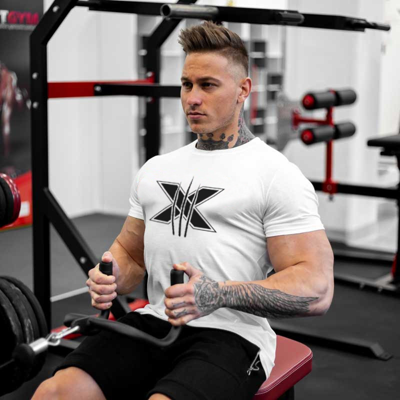 Áo Cộc tay nam tập gym body XXX nhập khẩu/Dễ phối/Tôn dáng