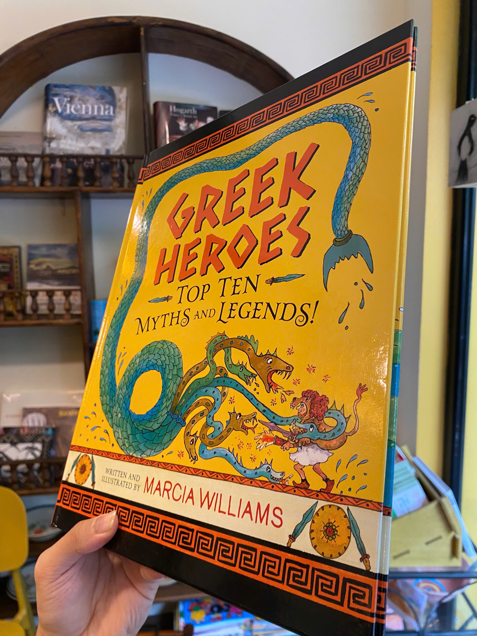 Sách - Greek Heroes: Top Ten Myths and Legends by Marcia Williams | English Children History Book
